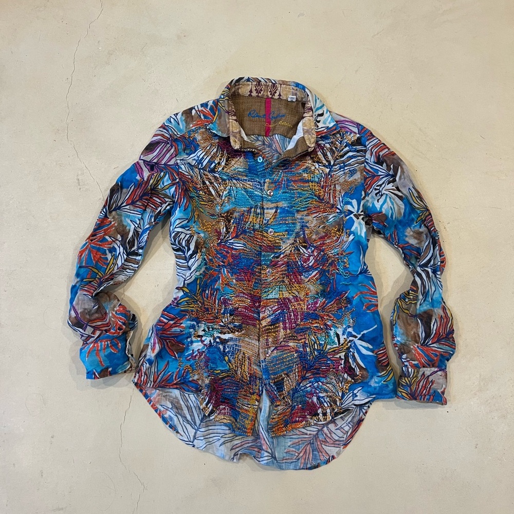 Robert Graham Multicolor limited edition linen shirt